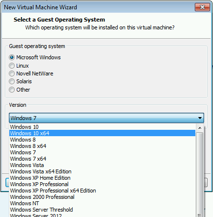 Setting up Windows 10 in a Virtual Machine (VMWare Player or Hyper-V Manager)