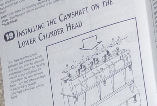 Building a model 4-stroke combustion engine from Smithsonian