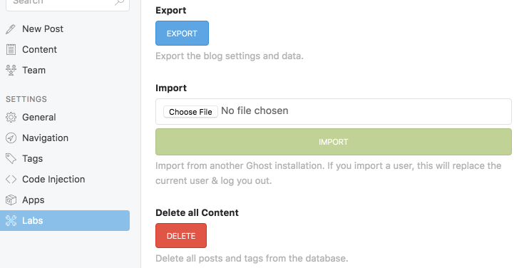 Migrating a blog from WordPress to Ghost
