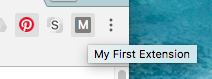 Making Your First Chrome Extension