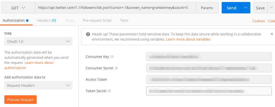 twitter_api_config_oauth_in_postman