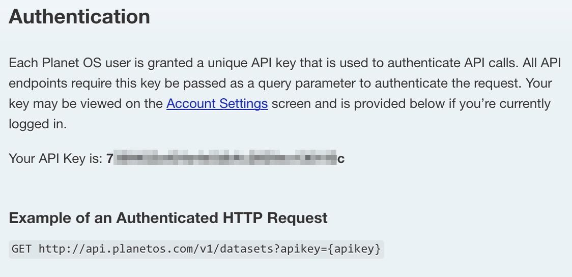 Accessing weather and climate data with the Planet OS API
