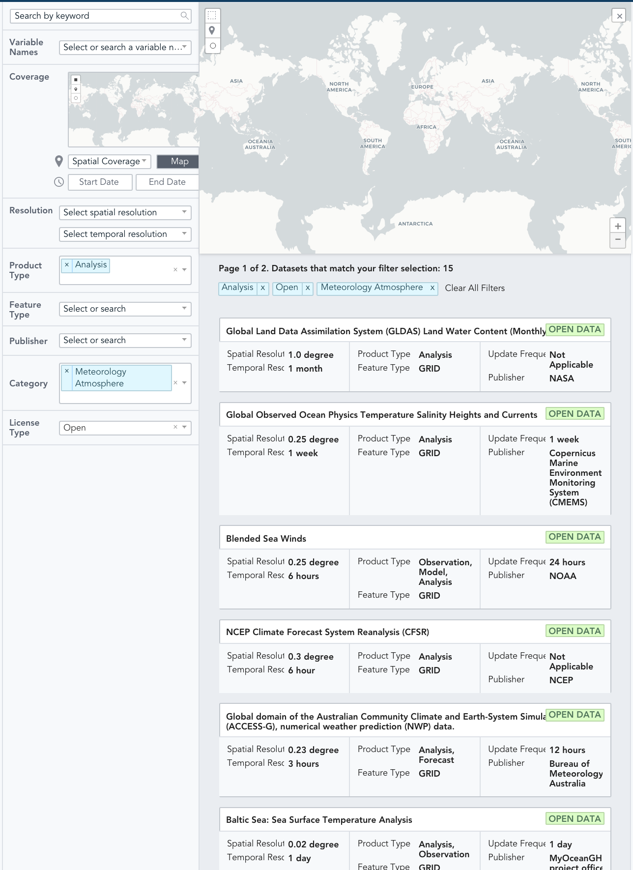 Accessing weather and climate data with the Planet OS API