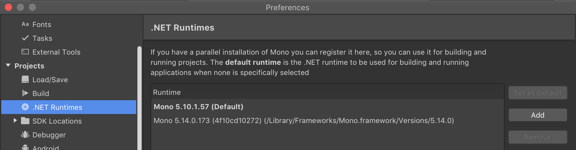 mono framework for mac