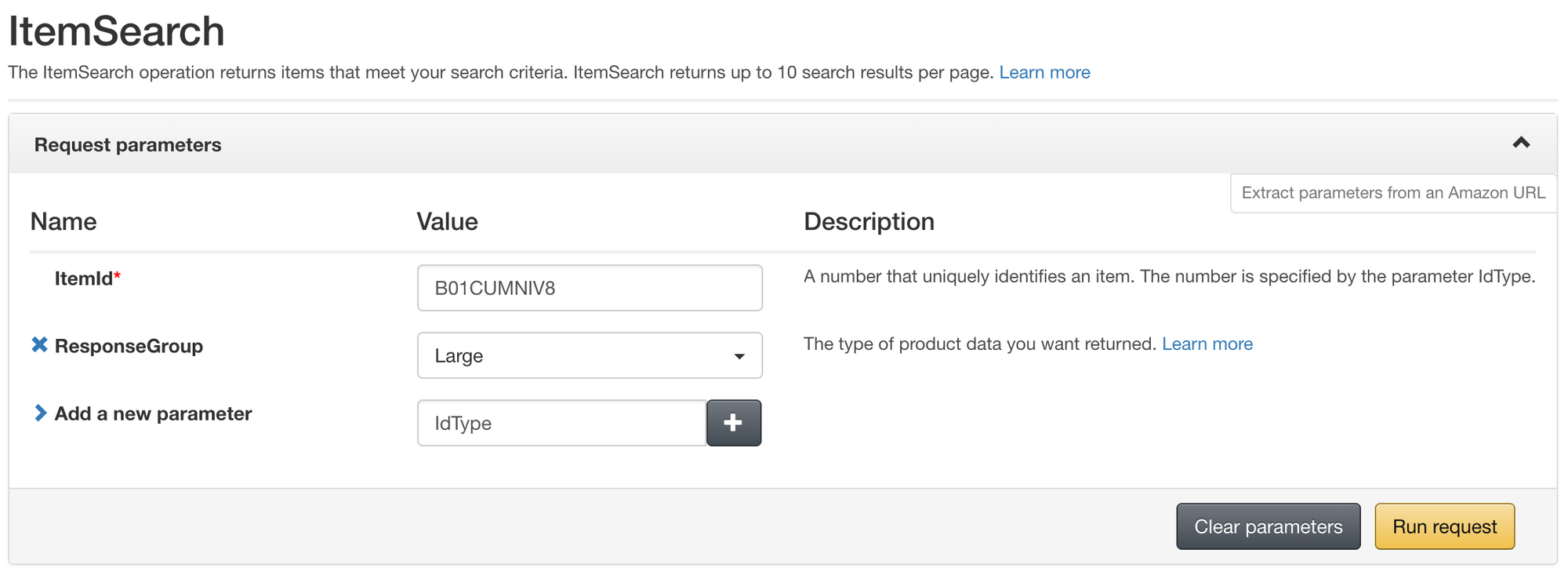 Querying Amazon's product details with the Amazon Product Advertising API