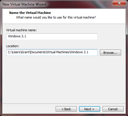 Installing DOS 6.22 in VMware Player