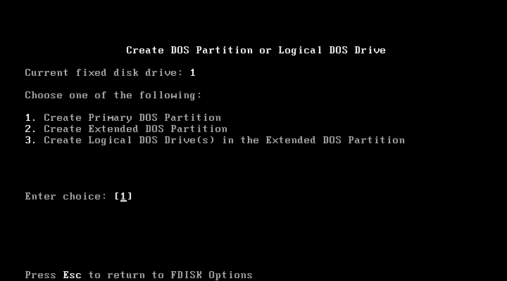 Installing DOS 6.22 in VMware Player