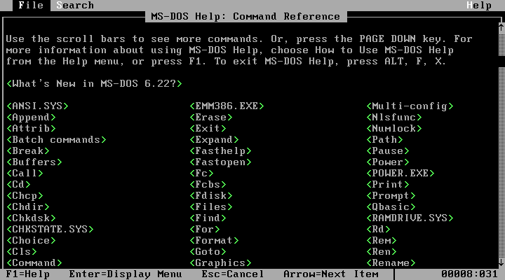 Installing DOS 6.22 in VMware Player