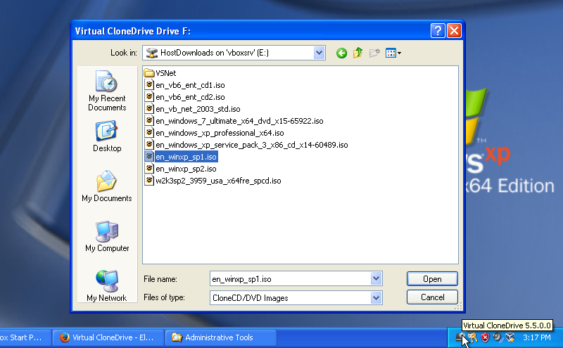 Running Windows XP in VirtualBox