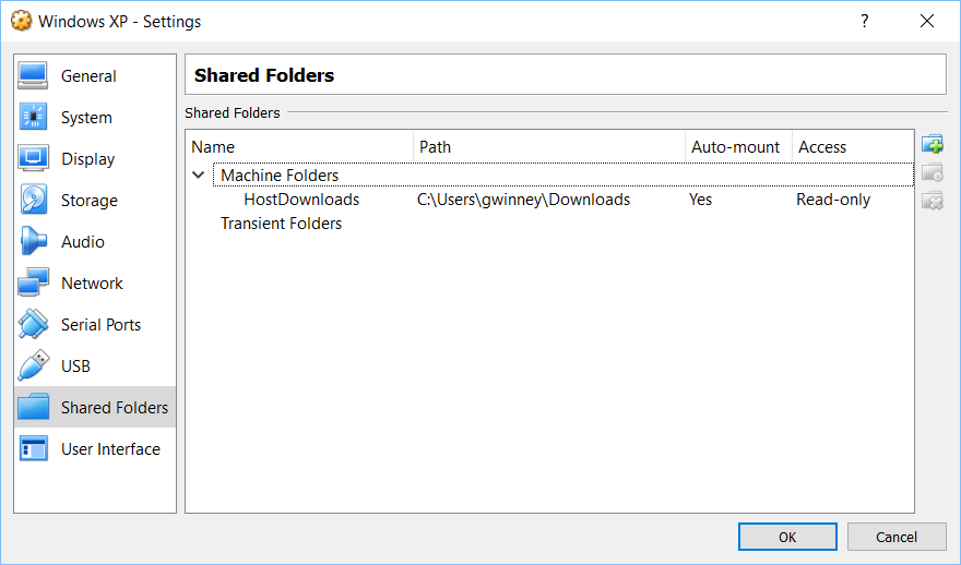 Running Windows XP in VirtualBox