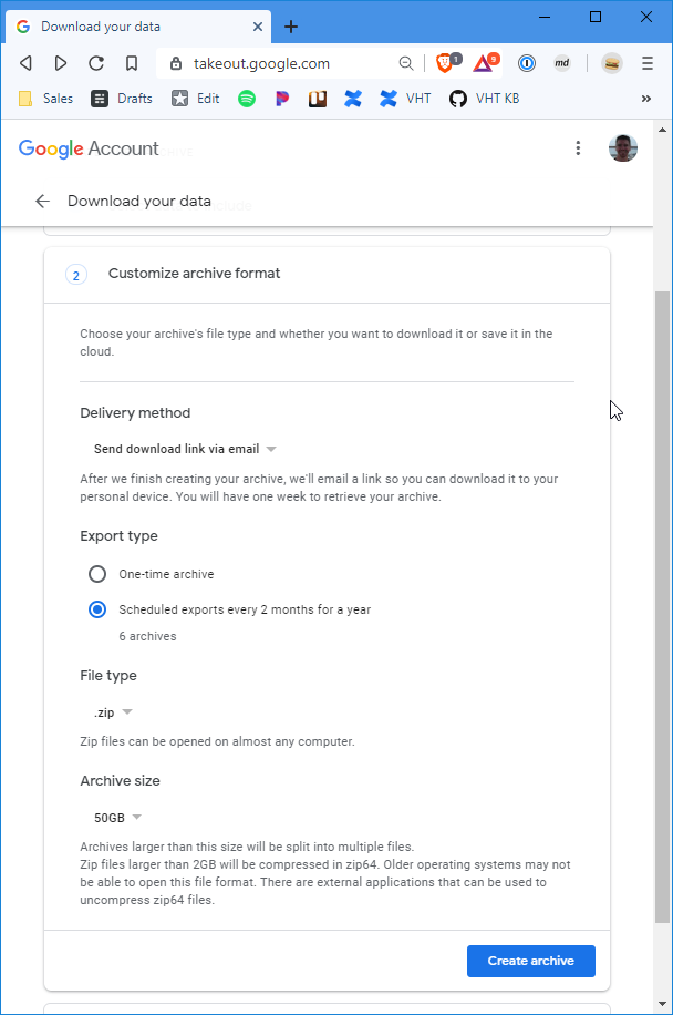 back up google photos to computer