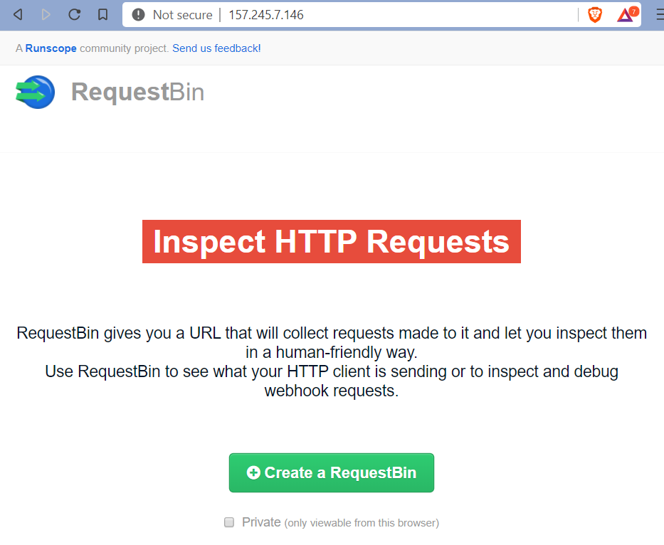 How to deploy your own RequestBin in under 5 minutes