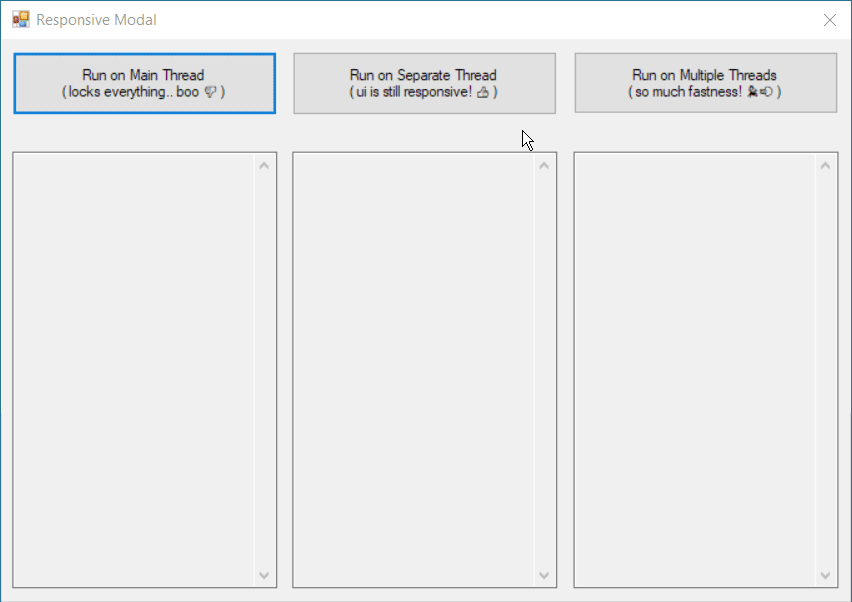 Using Async, Await, and Task to keep the WinForms UI responsive