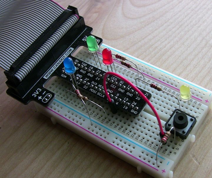 Generating Morse Code on the Raspberry Pi Using a Button on a Breadboard