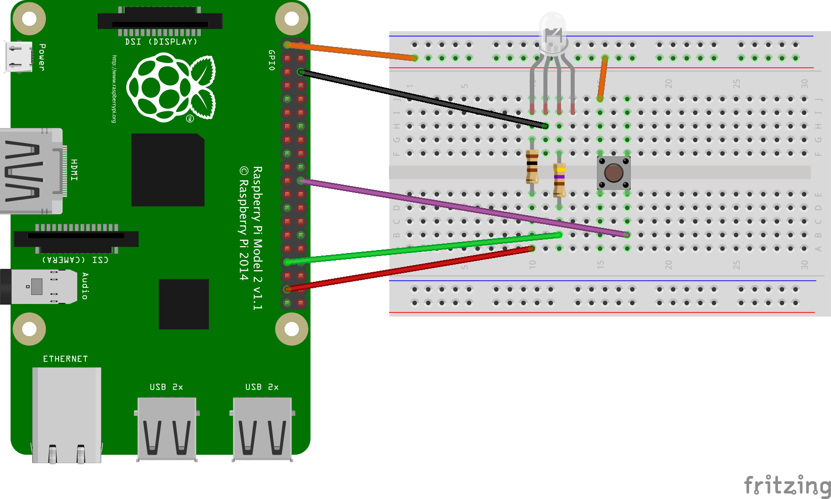 Flickering Candle with RGB LED and PWM_bb